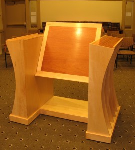 Furnishings 1B - Brown Table seated